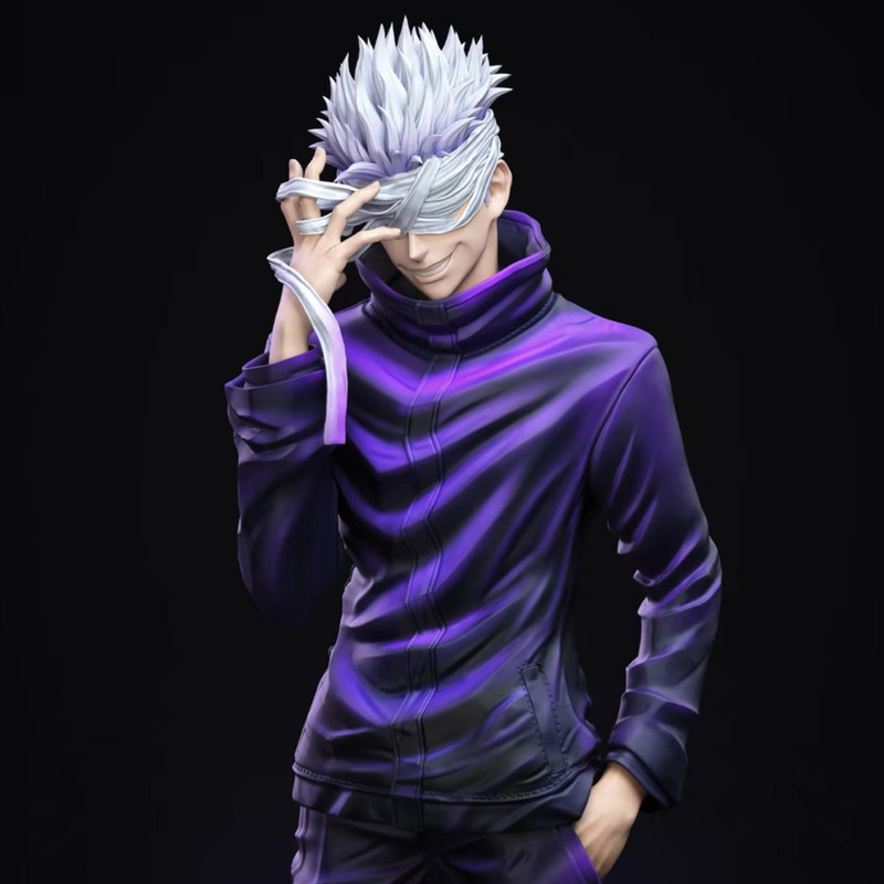Desk Setup With Tv - Figurka anime Jujutsu Kaisen Satoru Gojo