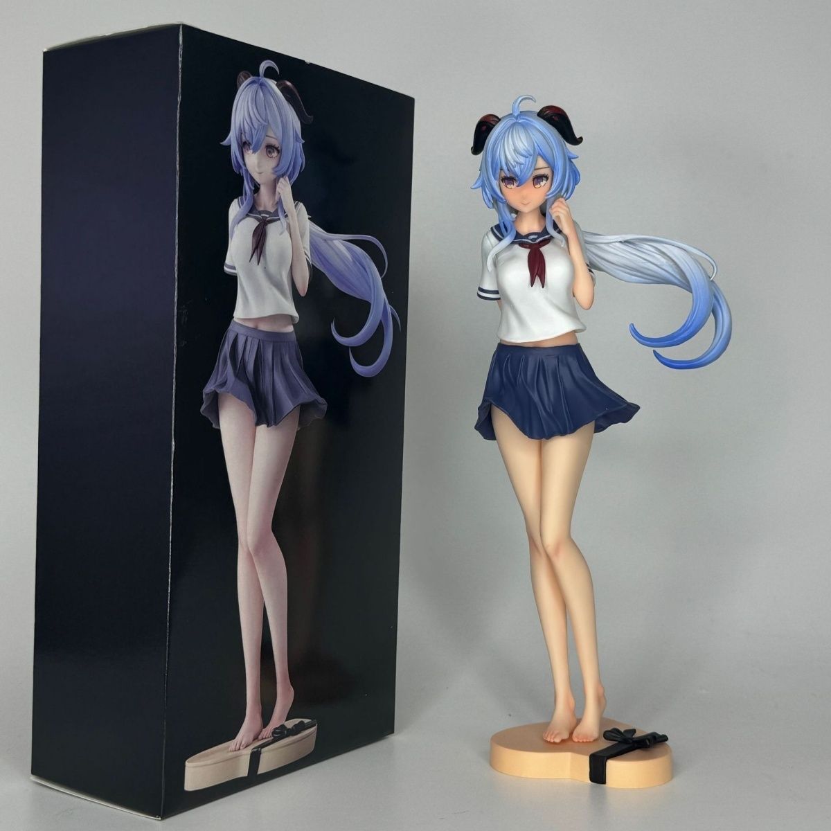 Figurka anime Ganyu z serii 25 – Desk Setup With Tv recenzja i cena