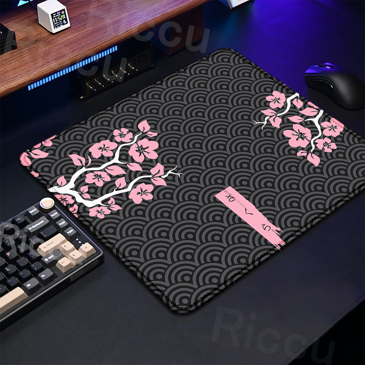 Fioletowa podkładka pod mysz S – Korean Desk Setup recenzja i cena