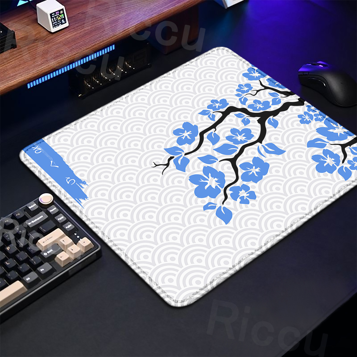 Fioletowa podkładka pod mysz S – Korean Desk Setup recenzja i cena