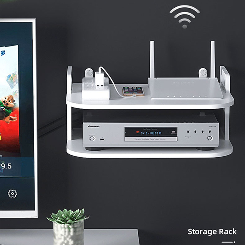 Półka ścienna na router z otwo – Desk Setup With Tv recenzja i cena