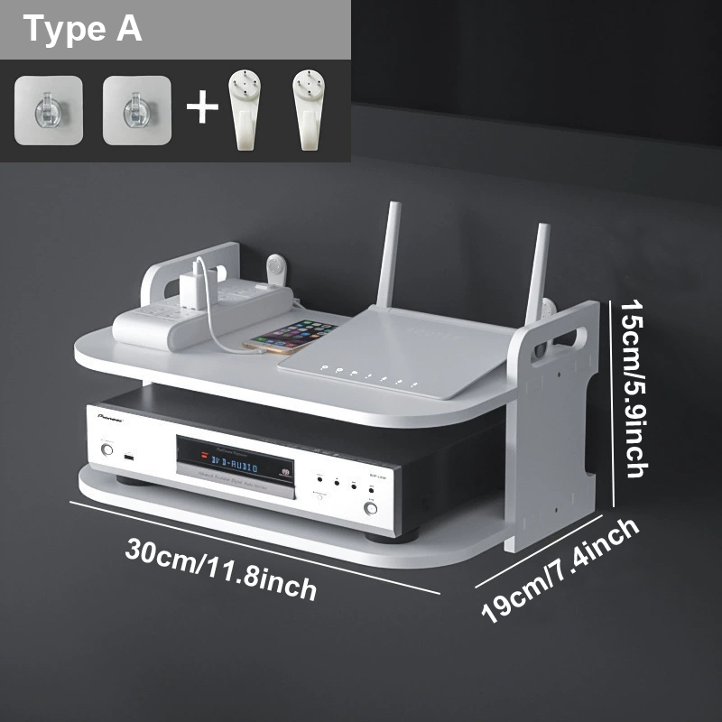 Półka ścienna na router z otwo – Desk Setup With Tv recenzja i cena
