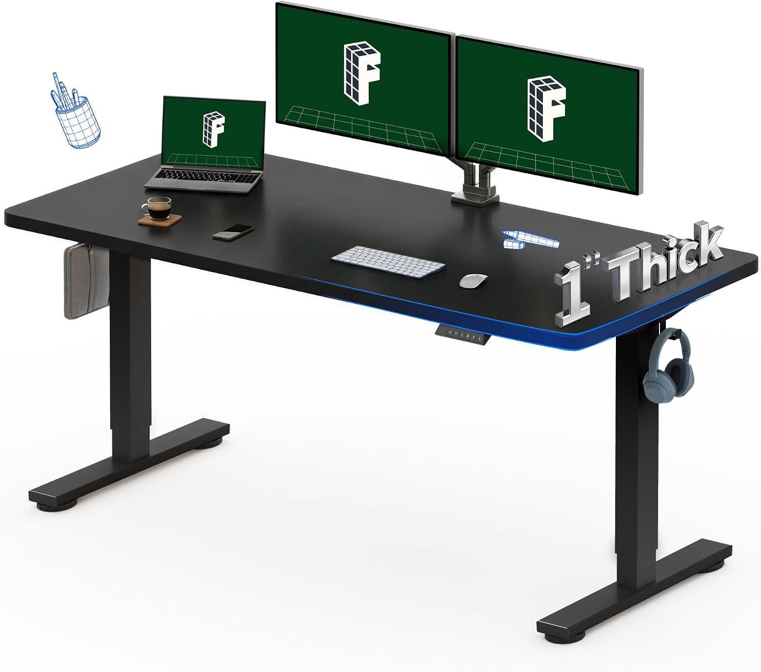 Taca na kierownicę z włókna wę – Desk Setup Notebook recenzja i cena