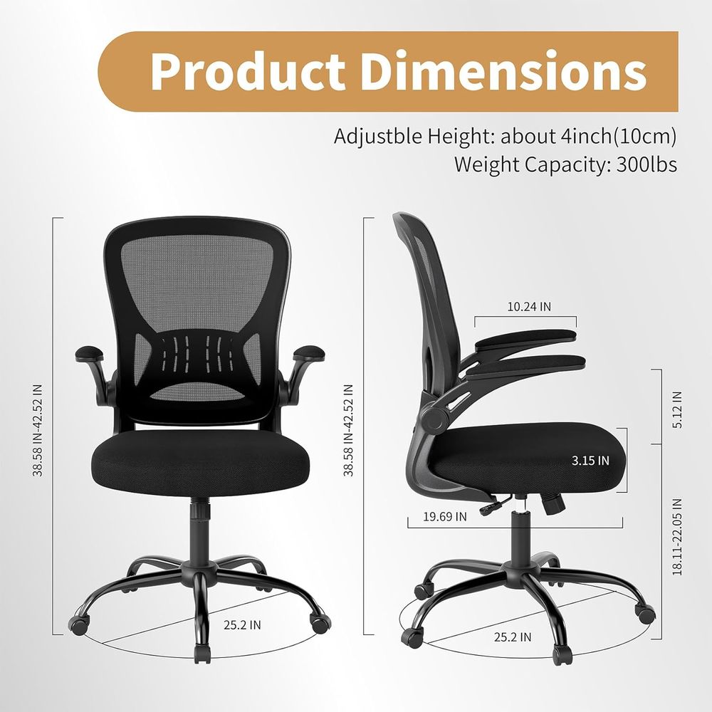 Zestaw krzeseł biurowych Oice, – Desk Setup Black And Wood recenzja i cena