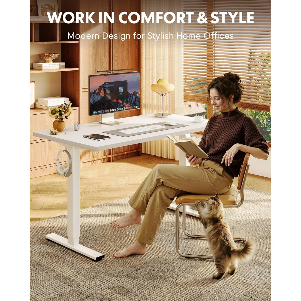 FLEXISPOT EN1 Biurko Stojące J – Desk Setup One Monitor recenzja i cena