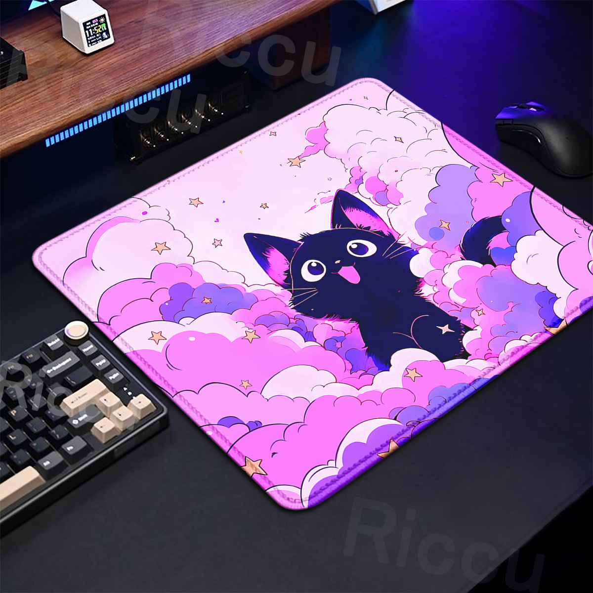 Podkładka pod mysz Kawaii Blac – Korean Desk Setup recenzja i cena