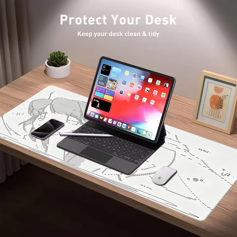 1 szt. Skórzana podkładka pod  – Desk Setup Kawaii recenzja i cena